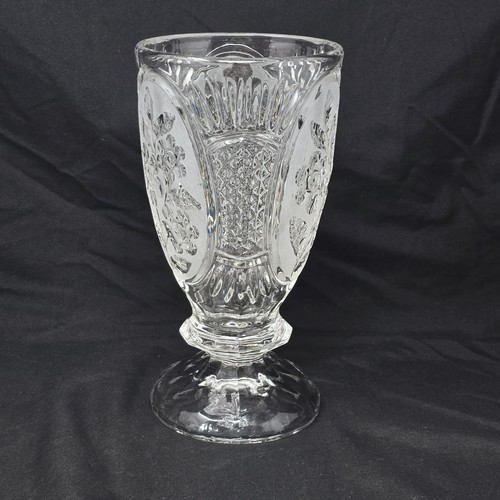Yugoslavia 14.5" Lead Crystal Apothecary Jar Pedestal Compote Candy Dish and Lid - Picture 9 of 18