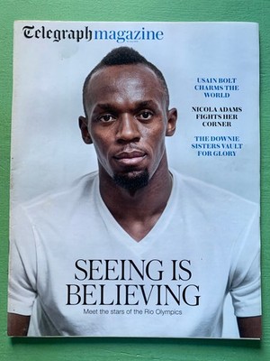 TELEGRAPH 16-July-2016 USAIN BOLT Becky Ellie Downie Rami Anis Chris Boardman UK