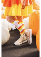 Girls/Toddler/Tween/Teen Candy Corn Witch Leg Warmers