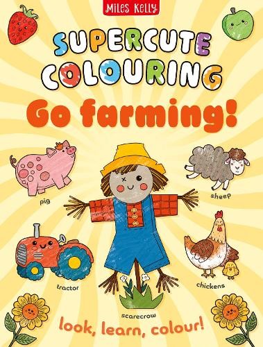 Go Farming! Colour and Learn by Miles Kelly (Paperback Book) - Image 4