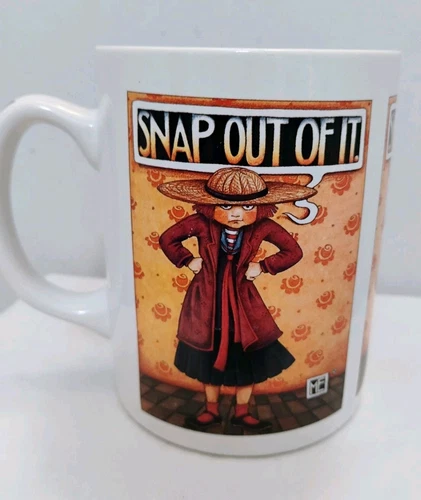 Vintage Mary Engelbreit "Snap Out Of It" Coffee Mug 1992