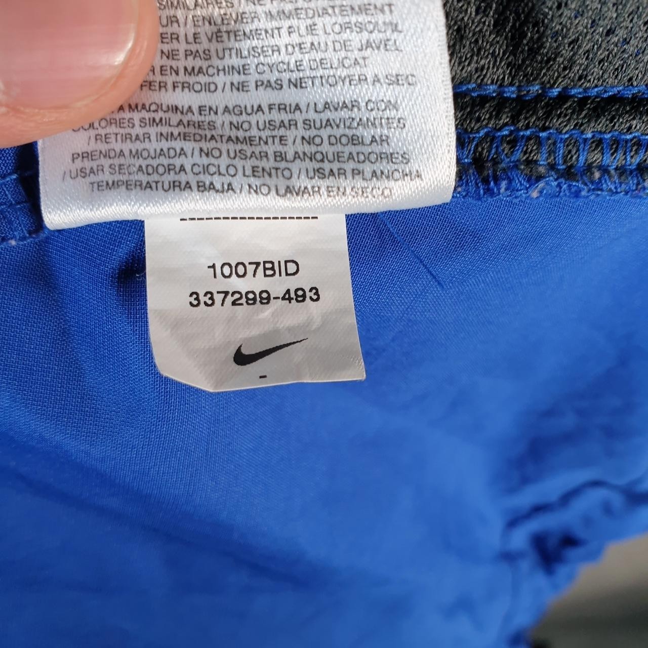 SACAI X NIKE Giacca a vento vintage Nike track jacket uomo XL blu USA swoosh 1 4 zip