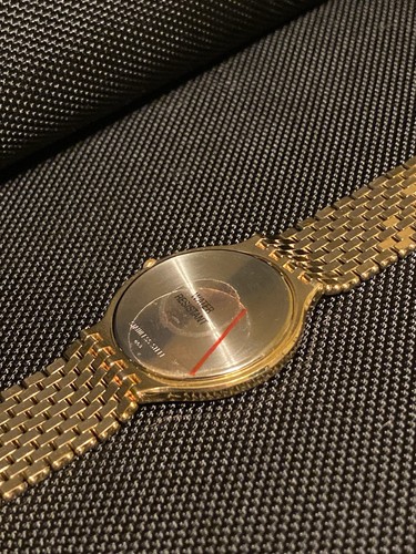 Wittnauer Cosmopolitan 18K GOLD Plated NEW OLD STOCK 35MM Men’s Watch Swiss - Picture 15 of 16