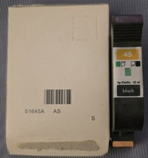 Genuine HP 45 51645a Black Ink Cartridge Deskjet New Open box