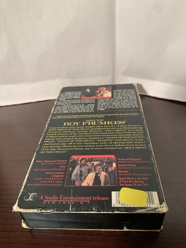Document Of The Dead VHS Clamshell George Romero Zombie Horror - Picture 6 of 7