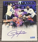 LAWRENCE TAYLOR Signed AUTO Wrestlemania 9 8x10 Photo Bam Bam Giants Holo COA