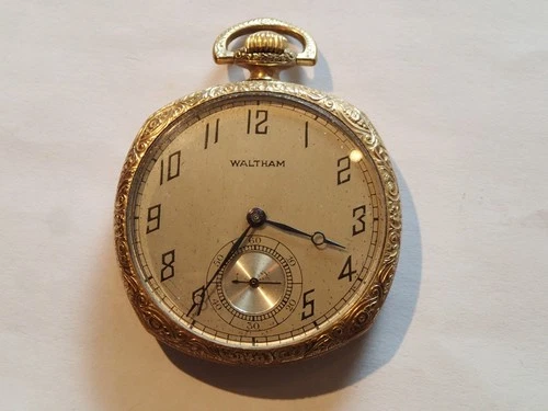 Antique Waltham Pocket Watch, Model 1894, Mfg. 1921, Grade 210, Runs Well!