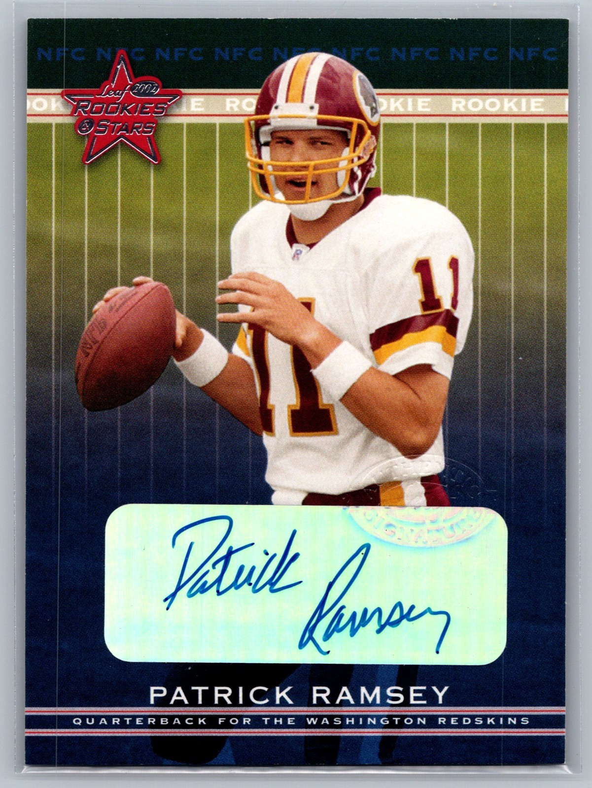 Patrick Ramsey Leaf R & S #255 Autograph