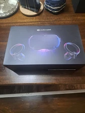 Oculus Quest 1 VR Gaming Headset 128GB Black W/ Box & Controllers WORKS READ