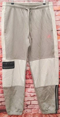 adidas SG ID Pants Men's Large Gray Colorblock Jogger Elastic Waist Drawstring
