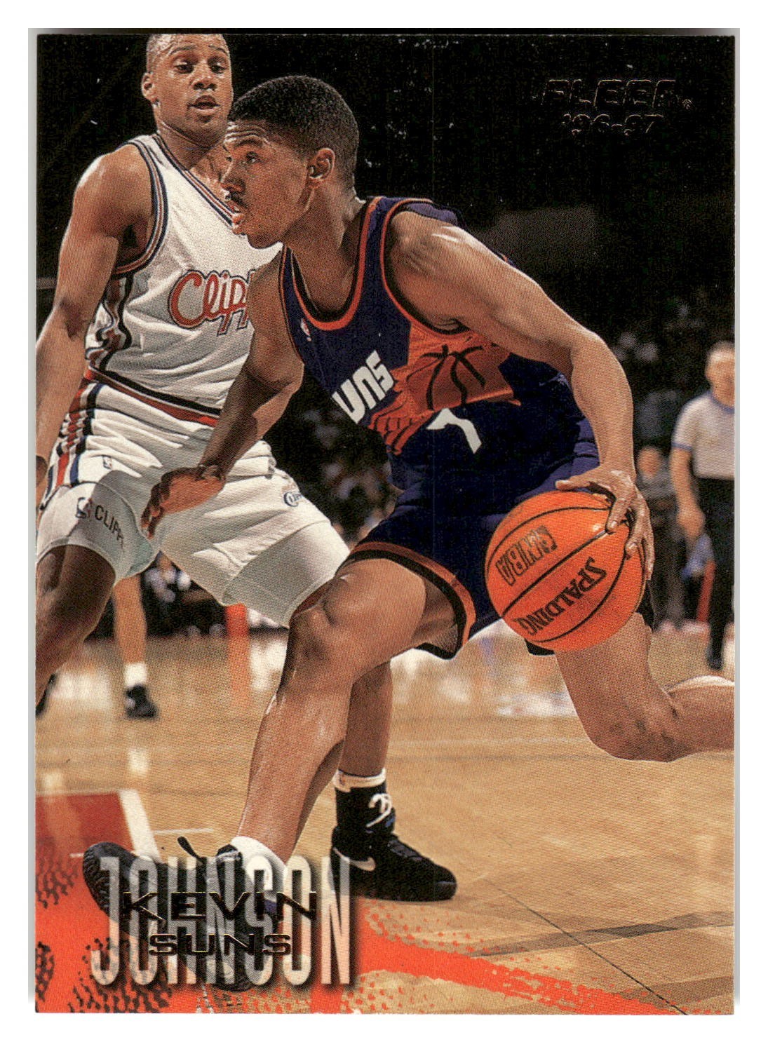 1996-97 Fleer #87 Kevin Johnson ~ Phoenix Suns