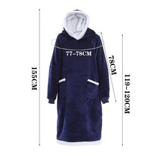 Blanket Hoodie Wearable Blanket Sweatshirt Oversized Warm Pullover Extra Long