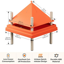 Chick Brooder Heating Plate anti Stand Cone 10 X Heater Chicks Adjustable