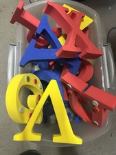 Large Foam Alphabet Letters 5  Magnetic ABC Learning Classroom Decor