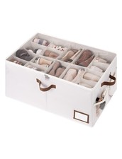 Shoe Organizer for Closet, Fits up to 20 Pairs, Shoe Cubby Storage Containers...