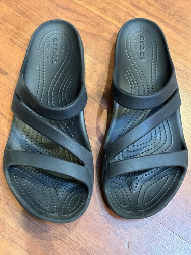 Mixed Lot Of Croc women’s Sandals all Black Size 9 - Bild 6 von 8