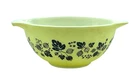 Vtg Pyrex Gooseberry Cinderella 442 Mixing Bowl 1.5 Qt Yellow Black Nesting