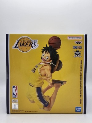 One Piece x NBA Master Stars Los Angeles Lakers Monkey D. Luffy Figur Base Shop