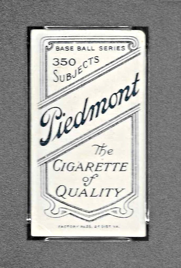 1909-1911 T206 PIEDMONT 350 TOBACCO BASEBALL CARD PSA 4 HARRY DAVIS RC ATHLETICS view 5