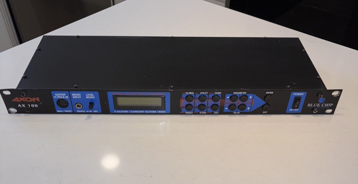 Axon AX-100 Guitar / Bass to MIDI triggered Synth, Vintage As Is