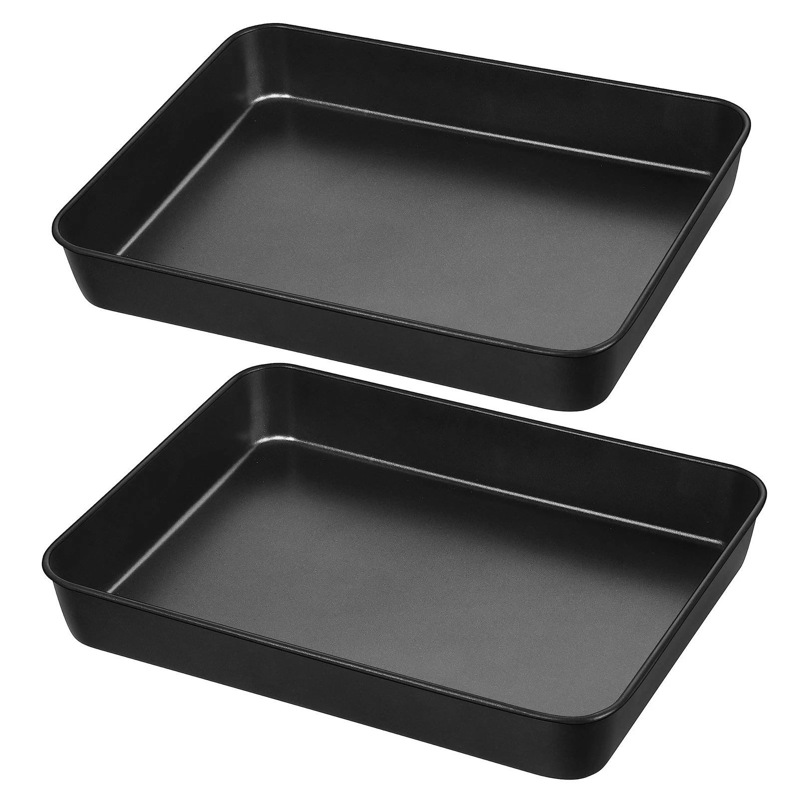 Herogo Rectangle Cake Pan Set of 2, 9 X 13 Inch Non-Stick Baking Pan for Oven...