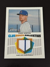 2026 Topps Heritage  Cade Horton #CCR-CH Clubhouse Collection Jersey Relic Cubs