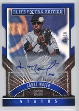 2015 Panini Elite Extra Edition 18/50 Jorge Mateo #163 Auto a4m