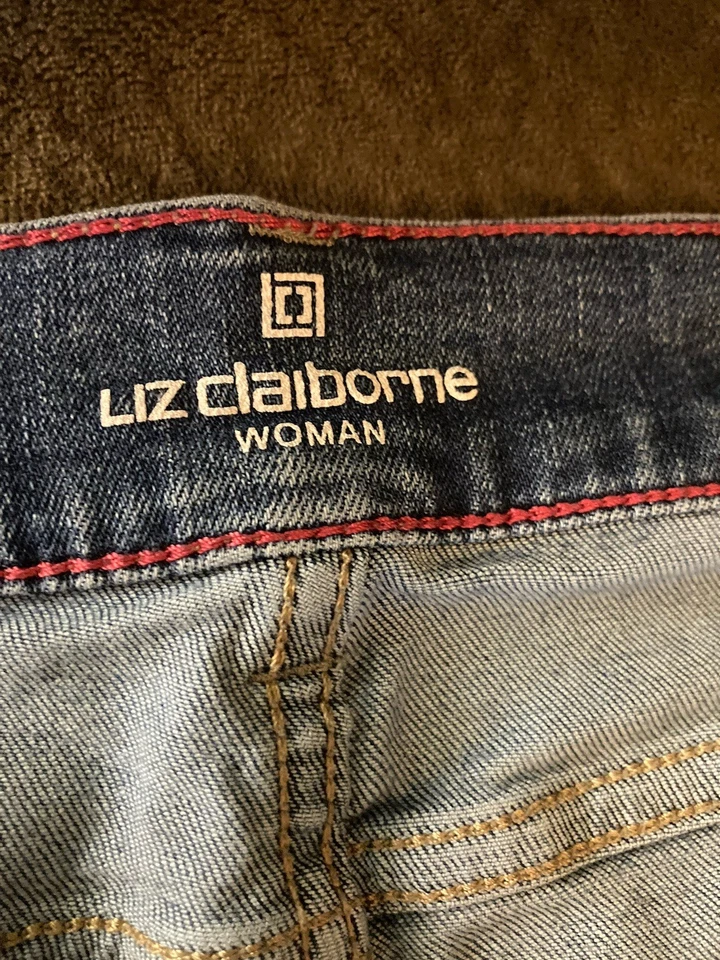 Liz Claiborne Jeans Women’s 22W/Blue/City Fit/Skinny Boyfriend/Lightweight/Soft - Image 3 of 4
