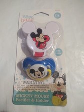 Disney Baby Mickey Mouse Pacifier Holder BPA Free M3223