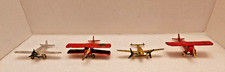 Four 4 Different Diecast Tootsietoy Airplanes No. 4660, 4675, 119 and 125