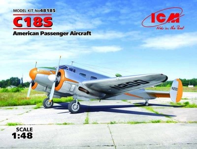 C18S, American Passenger Aircraft / 1:48 - ICM