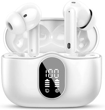 Wireless Earbuds Bluetooth 5.4 Headphones Bass Stereo Ear Buds with Noise Cancel