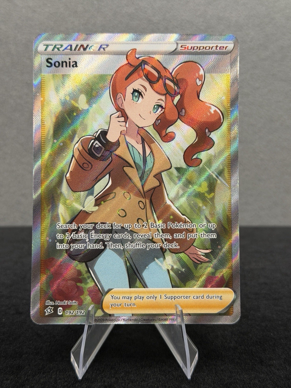Sonia (Full Art) 192/192 Swsh02: Rebel Clash Holo