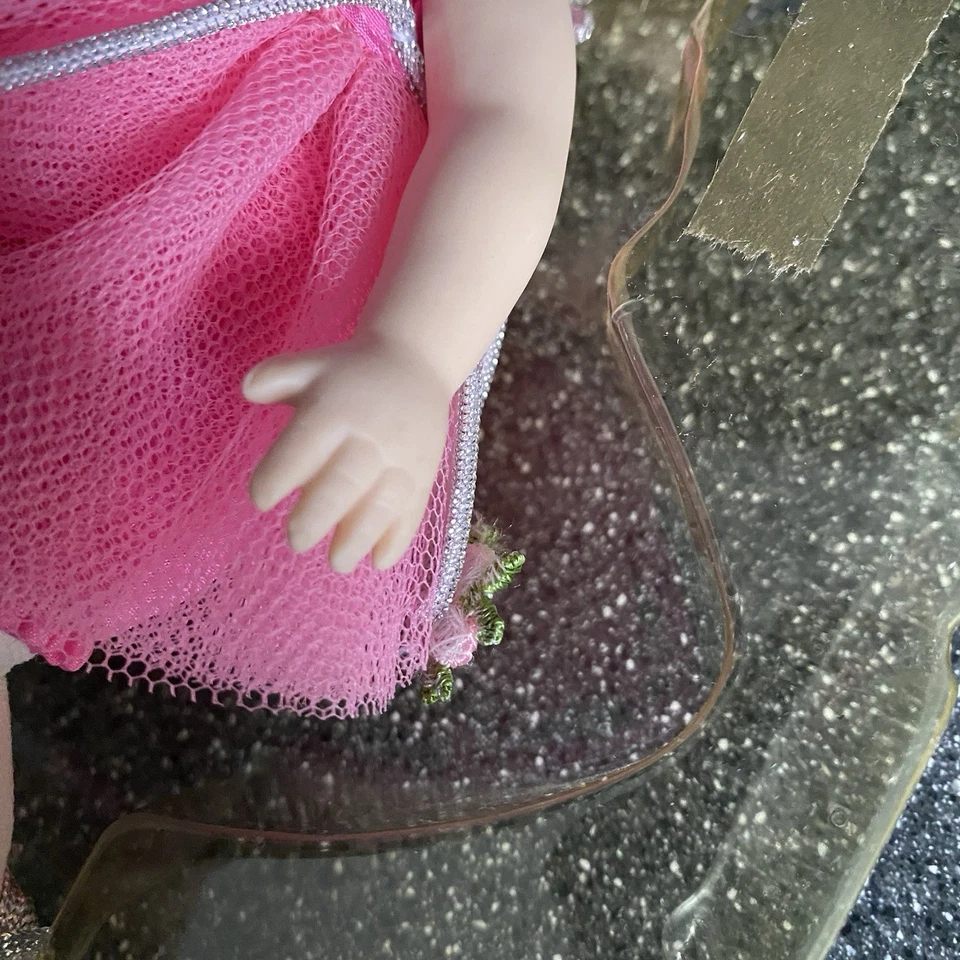 Porcelana Ginny Bailarina Vogue Muñecas Bonito Pelo Rubio Rosa Nuevo Foto 3 de 4