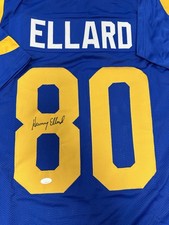 Henry Ellard Signed Los Angeles Rams Custom NFL Football Jersey JSA COA