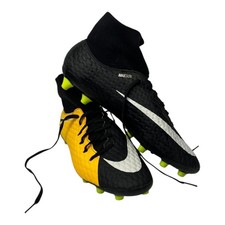 Scarpe da calcio Nike Hypervenom Phelon III DF AG-PRO UK 9 ottime condizioni rare arancione/nero