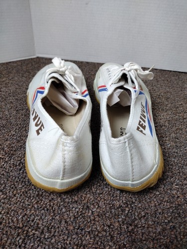 Feiyue Shoes Mens 47 Martial Arts Sneakers White Canvas Lace Up - Picture 4 of 9