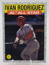 2021 Topps Ivan Rodriguez 1986 35th Anniversary Platinum /70 Texas Rangers