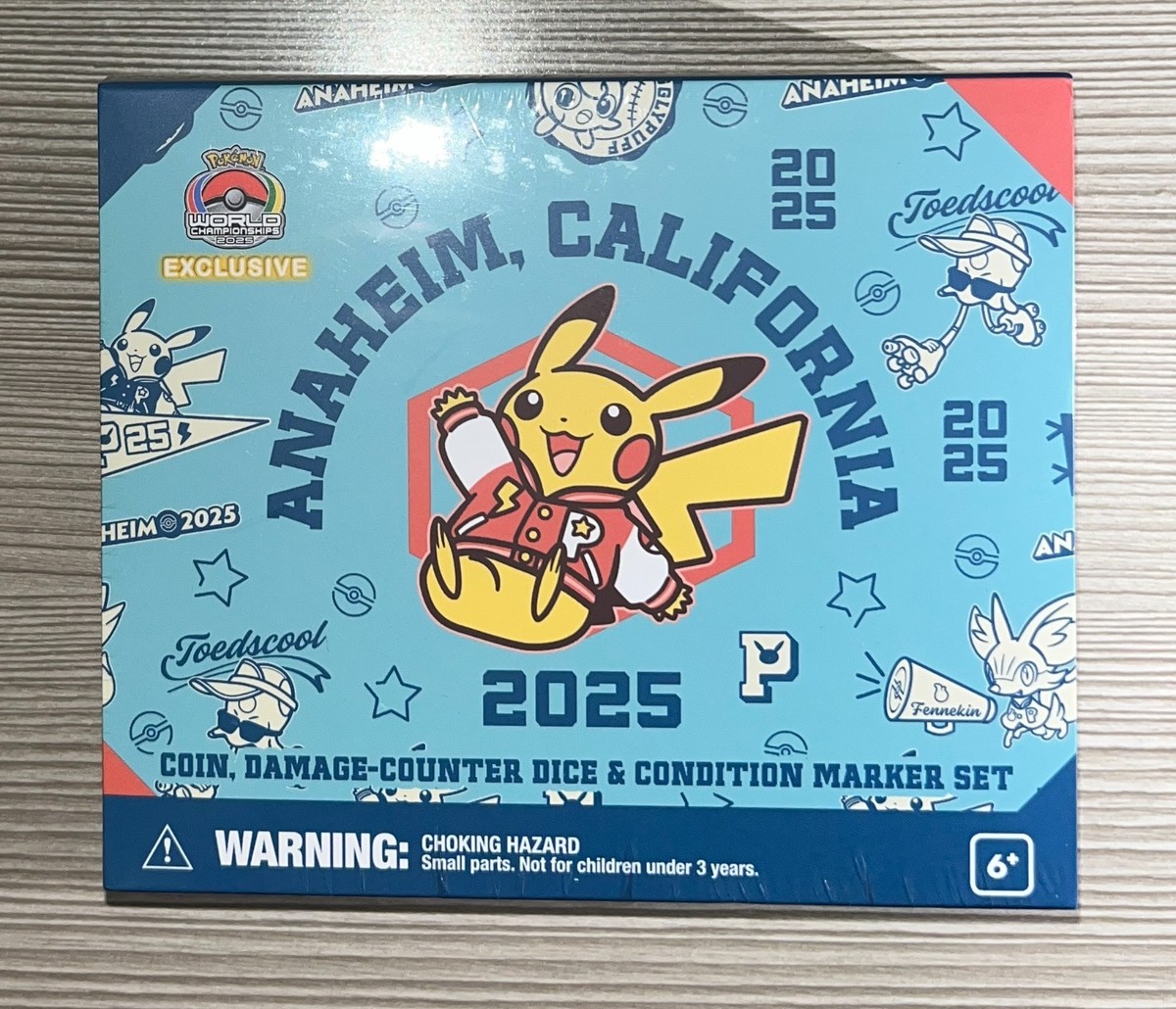Dice Damage Counter Set Pokemon 2025 World Championships Anaheim