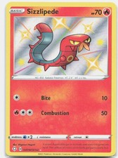 shiny sizzlipede pokemon card Sizzlipede - SV018/SV122 Shiny Holo Rare