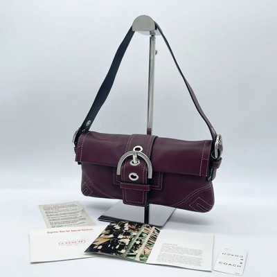 ✨美品✨Coach one shoulder bag leather soho COACH Soho Glovetanned Leather Buckled Shoulder Bag | Dillard's
