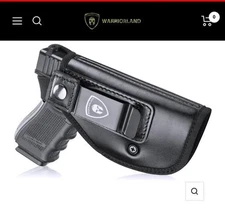 Warriorland Universal IWB Leather holster for compact and full size