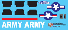 Estes Defender Army Decals