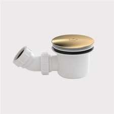 Easy Shower Enclosure Tray Darin Waste Fast Flow Shower Black/Gold/Chrome/White