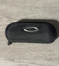 OAKLEY BLACK ZIPPER SMALL AUTHENTIC EYEGLASSES SUNGLASSES CASE W/POUCH
