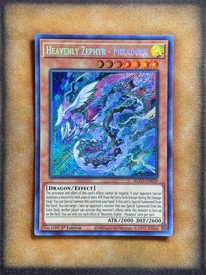 Yugioh Heavenly Zephyr - Miradora BLVO-EN029 Secret Rare 1st Ed NM