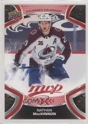 2021-22 Upper Deck MVP Red 4/25 Nathan MacKinnon #216 0o66