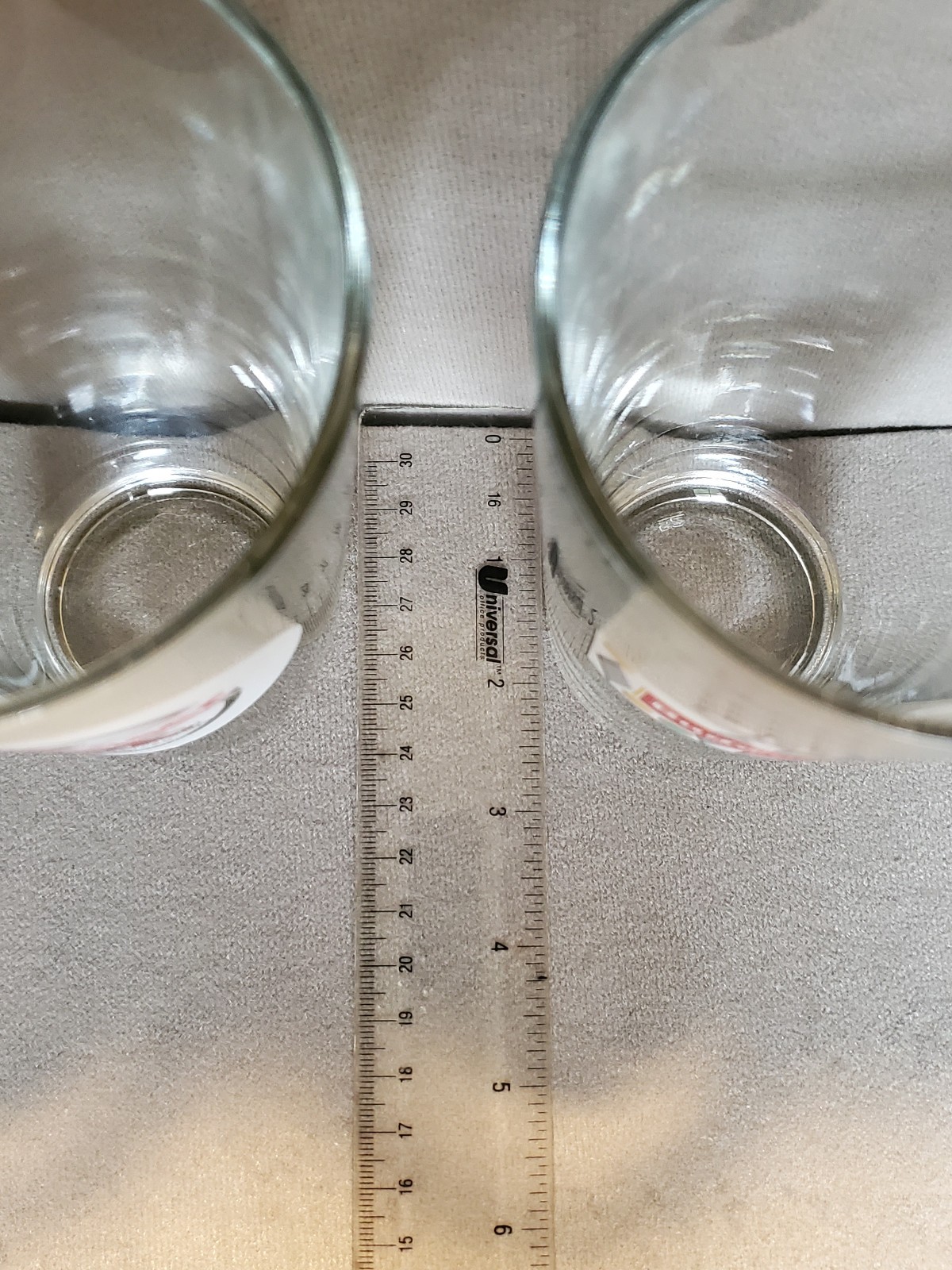 Budweiser Vintage Pint Glass Set – 2 Beer Glasses (Classic Logo & 1955 Design)