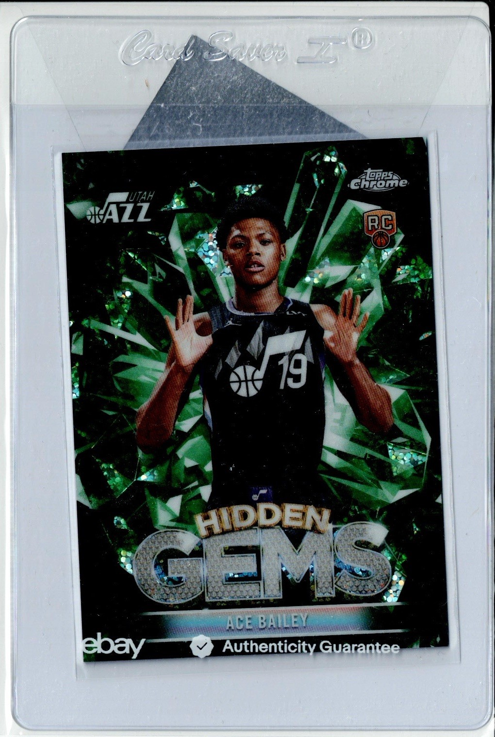 Ace Bailey #HG-4 Basketball Cards 2025 Topps Hidden Gems trading card — raw and PSA graded price guide