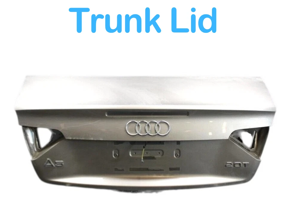 10-16 Audi A5 A5 Quattro Tapa Trasera Maletero Puerta Levadiza Puerta Trasera Carcasa Panel Gris Fabricante Original Foto 3 de 4